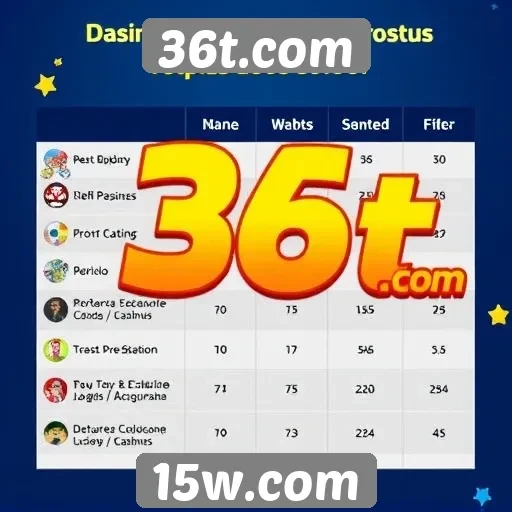 Comparação entre 36t.com e outros sites de jogos